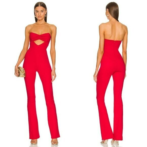 Michael Costello Xrevolve Dawson Jumpsuit - Red